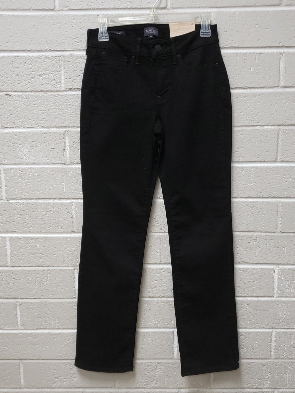 NYDJ Black Straight-Leg Jeans - Clean Five-Pocket Style